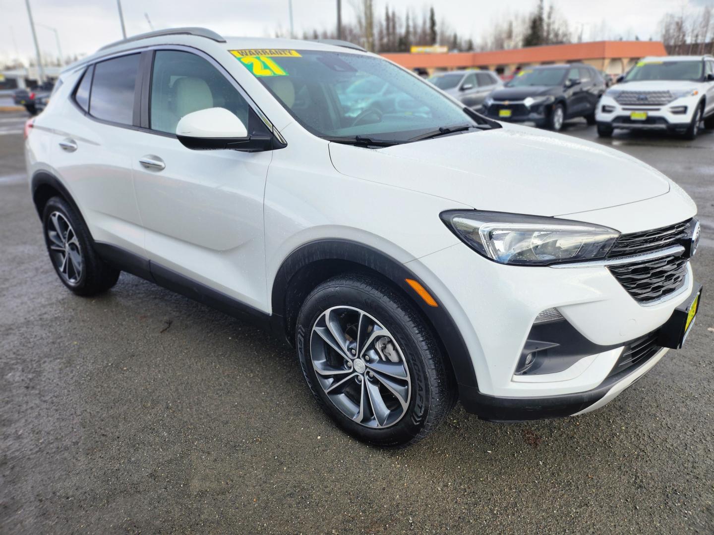 2021 Buick Encore GX GX (KL4MMESL6MB) with an 1.3l turbo engine, 6-Speed Automatic transmission, located at 1960 Industrial Drive, Wasilla, 99654, (907) 274-2277, 61.573475, -149.400146 - Photo#8